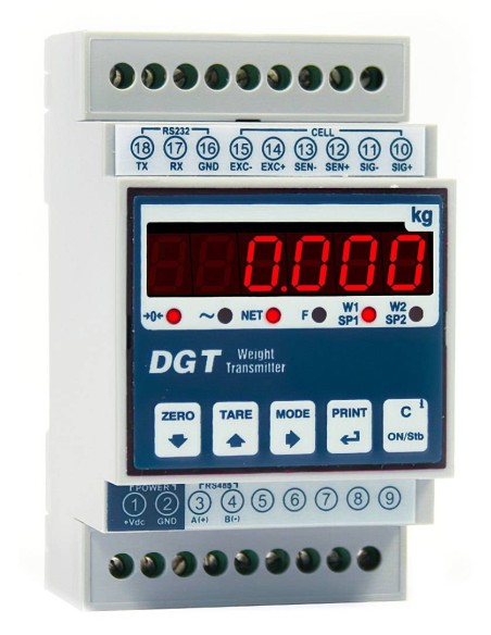 Trasmettitore e Indicatore di Peso Digitale DGT1