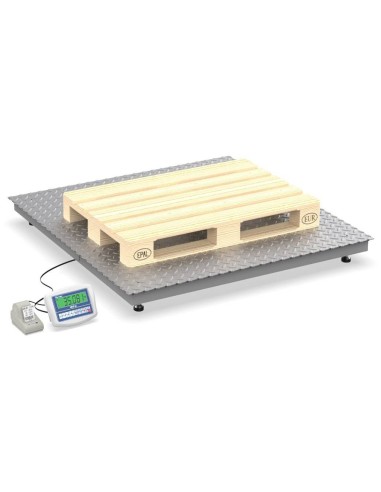 Bilancia da pavimento WCP 1500x1500 con pallet