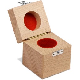 Custodia in legno per peso singolo da 1mg a 500mg