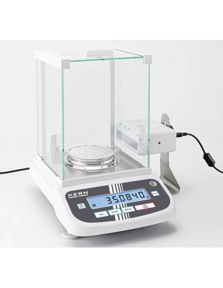 Ionizzatore ABP-A01 esempio appl con bilancia analitica