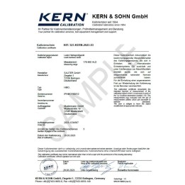 Certificato di Calibrazione ISO per durometri LEEB