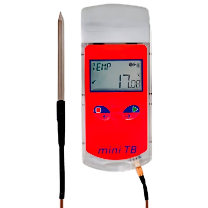 Data logger Mini TB PDF con sonda HT PT 100
