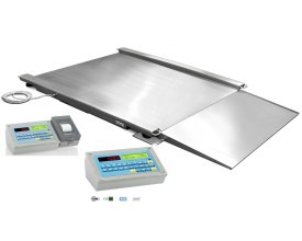 Bilancia industriale INOX AISI 304 con rampa serie LPI