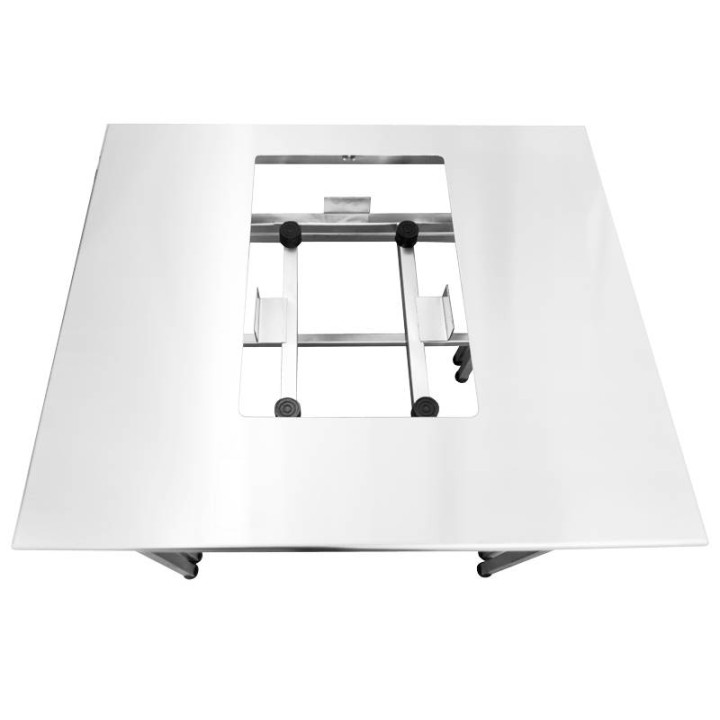 Tavolo antivibrante con struttura inox AISI 304
