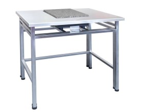 Tavolo antivibrante SAL/H/PLUS in acciaio inox e granito