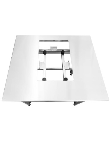 Tavolo antivibrante con struttura inox AISI 304