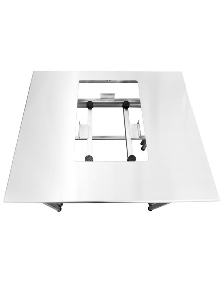 Tavolo antivibrante con struttura inox AISI 304