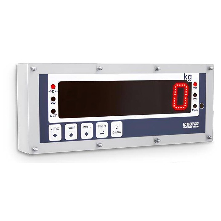 Ripetitore di peso con display LED da 60mm in acciaio INOX IP68