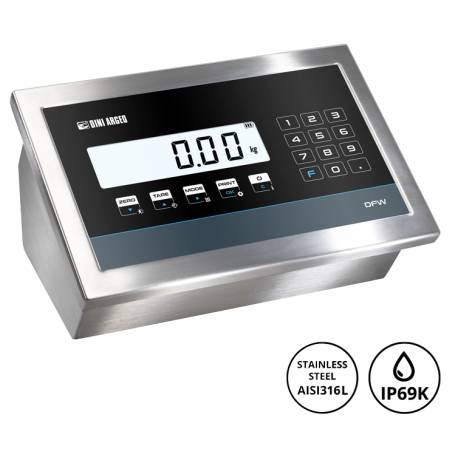 Display DFWK HYGIENX in acciaio inox AISI 316