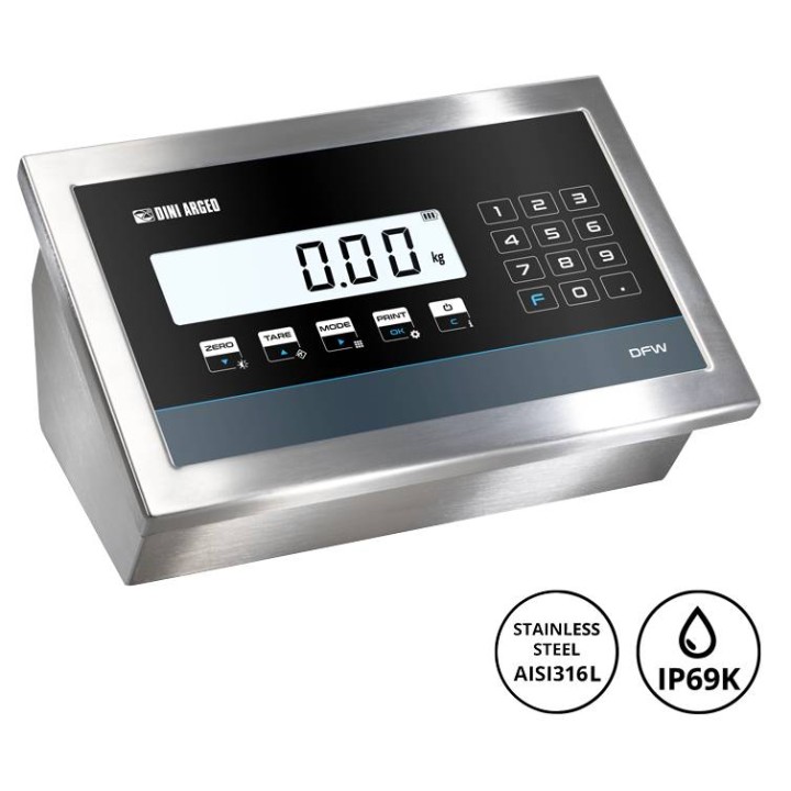 Display DFWK HYGIENX in acciaio inox AISI 316