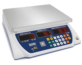 Bilancia omologata BILL M+ peso-prezzo importo con stampante 2
