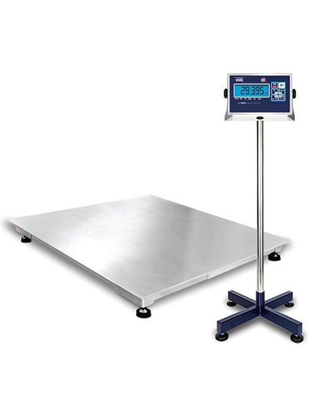 Bilancia da Pavimento Inox 1500 kg Piattaforma 1000x1000