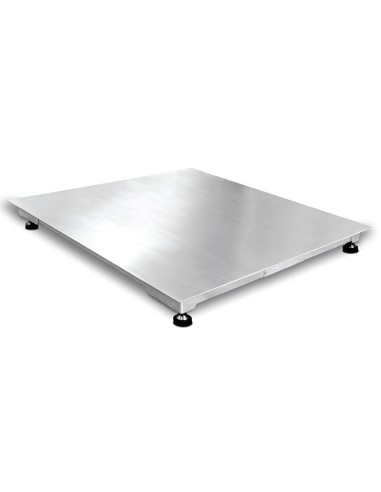 Piattaforma 1000x1000 mm Inox 1500 kg 