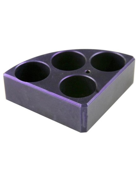 Blocco porta provette VIOLA 4 posti provette 20ml