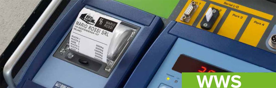 Particolare dello Scontrino di pesata WWS