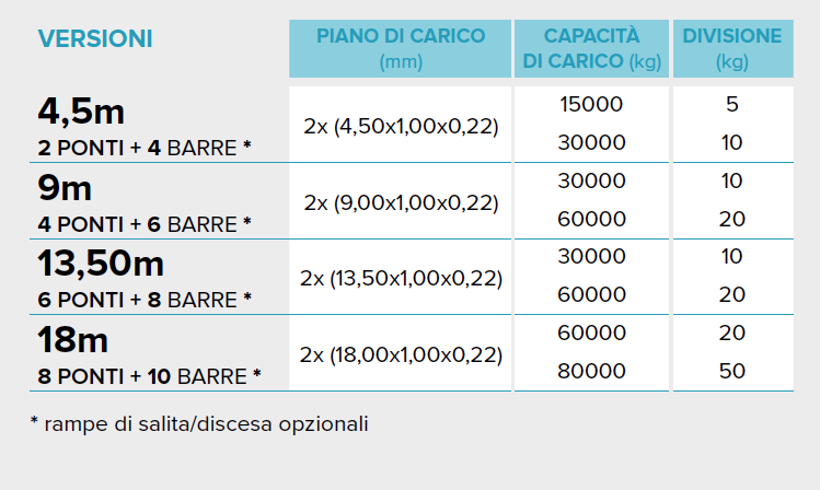 PESA A PONTE FUORI TERRA DTW